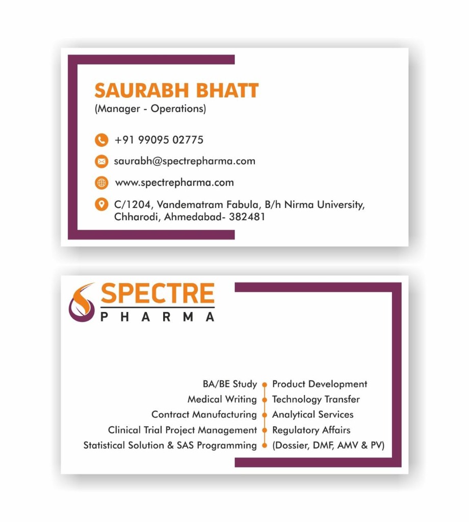 Spectre Pharma - Visiting Card